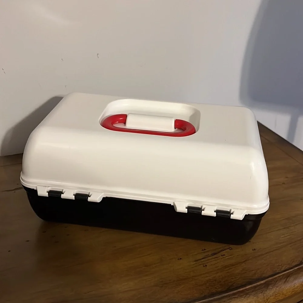 Vintage Ivory & Black Caboodle Travel Case 5626 - Picture 6 of 10